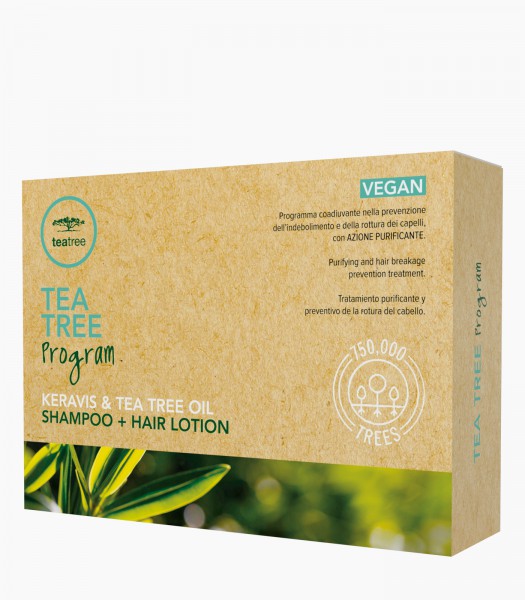 Tea Tree Program - Keravis & Tea Tree Oil 12 fiale da 6 ml + shampoo da 300ml